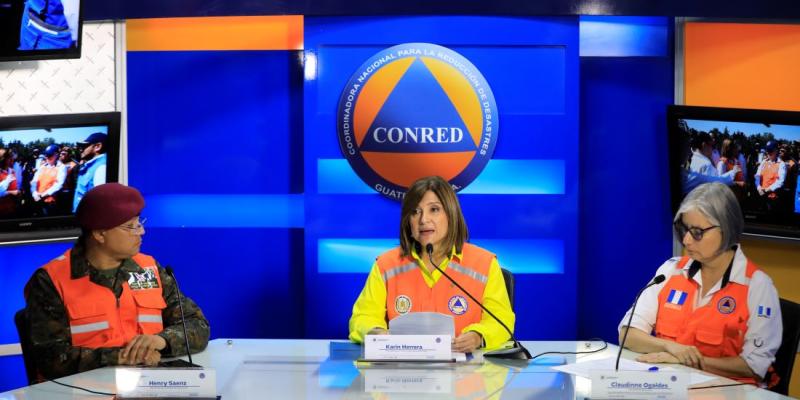 Presidenta en funciones Karin Herrera