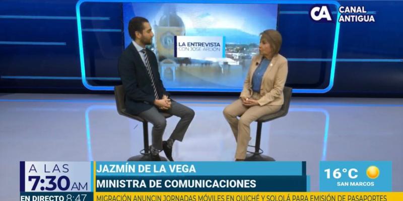 Foto: Entrevista Canal Antigua. 