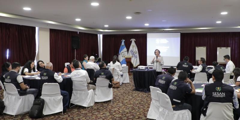 Delegaciones departamentales de la SESAN conocen lineamientos estratégicos 2024-2028