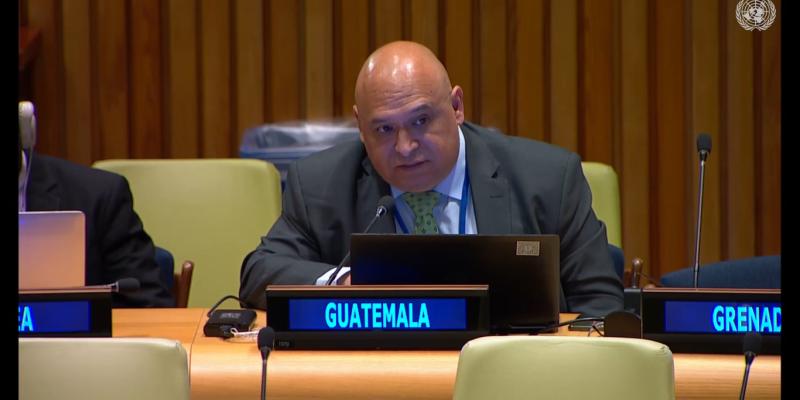 Subsecretario de Inversión, Enrique Maldonado, participa en foro de ECOSOC. 