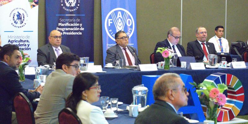 Reunión de trabajo entre SEGEPLAN, FAO y MAGA.