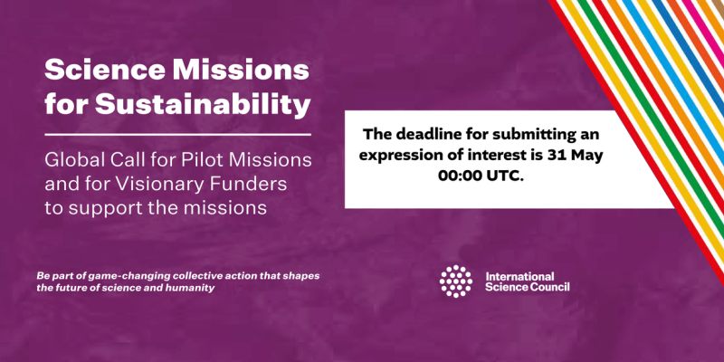  Una iniciativa audaz y novedosa que une la ciencia, las políticas y la sociedad para un futuro sostenible y equitativo 