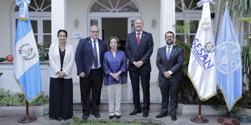 SESAN y FAO conversan sobre estrategia para reducir prevalencia de la desnutrición en el occidente del país