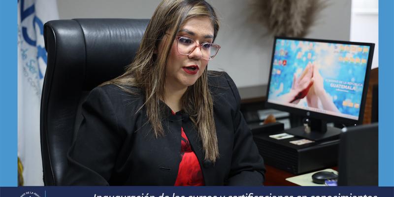 La Directora de ONSEC participó en la inauguración realizada de manera virtual