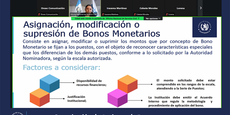 La capacitación de acciones de puestos fue virtual