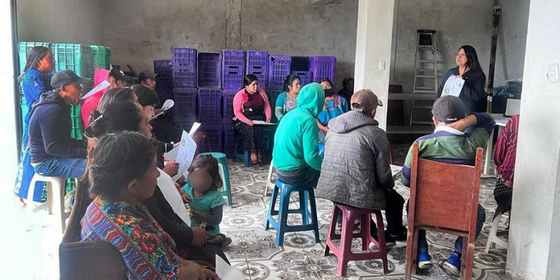 Aprenden a combatir plagas en Santa Catarina Ixtahuacán, Sololá