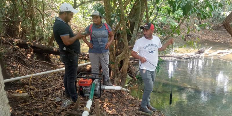 Comunitarias y comunitarios de El Chal, Petén son capacitados sobre producción de tilapia