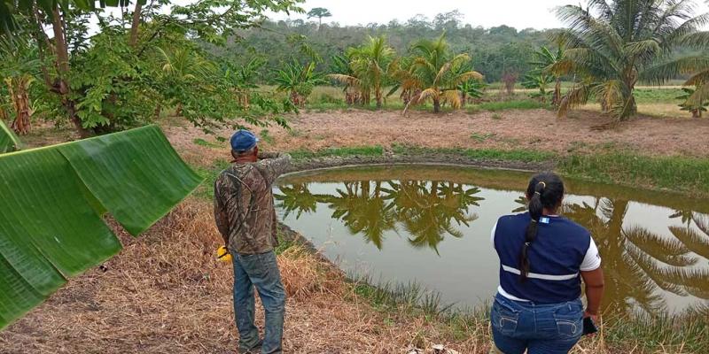 Construcción de estanques rústicos beneficia a comunidad Ixconop en Petén