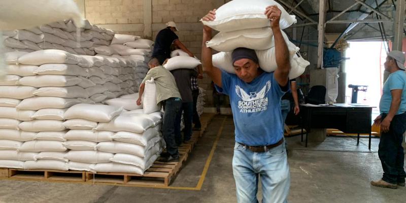 Entregan alimentos a familias afectadas por incendios forestales en Panzós