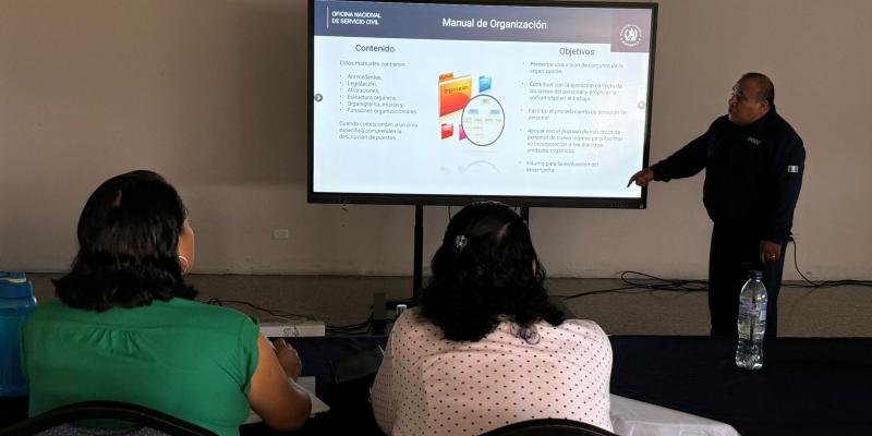 La capacitación fue acerca del MOF