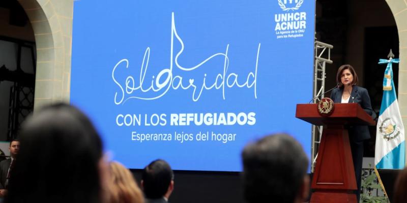 Vicepresidenta Karin Herrera participa en el Día Internacional de los Refugiados