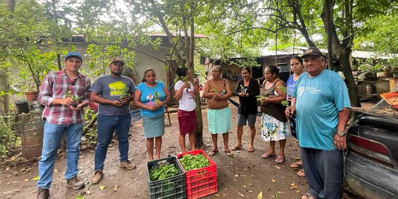 Entregan insumos y parcela demostrativa en Petén