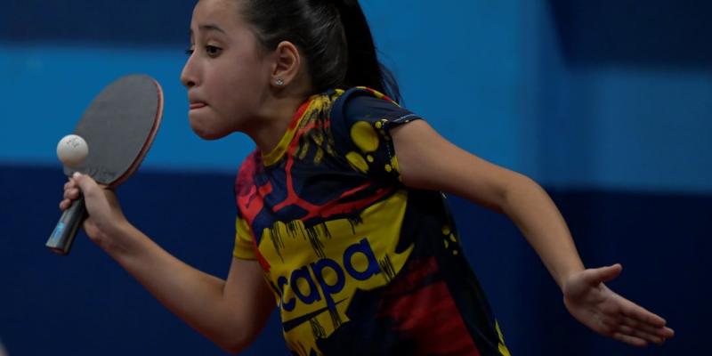Atletas de la región participan enel Campeonato Centroamericano de Tenis de Mesa.
