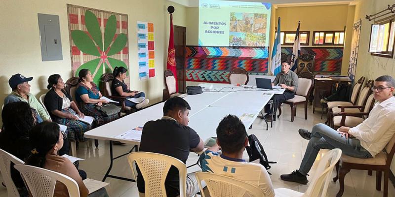 El desarrollo social se fomenta por medio de alimentos por acción