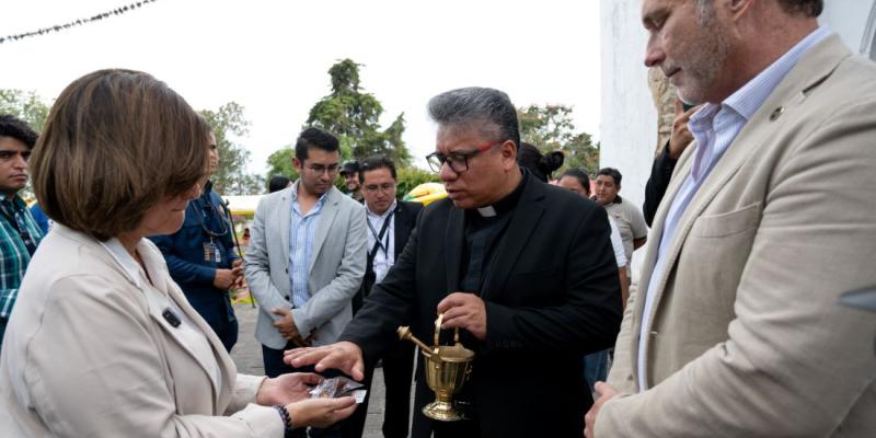 Vicepresidenta Karin Herrera y el director del Inguat, Harris Withbeck 