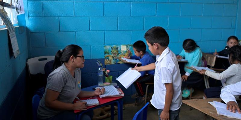Remozamiento de la Escuela Oficial Llano Largo, Jutiapa.