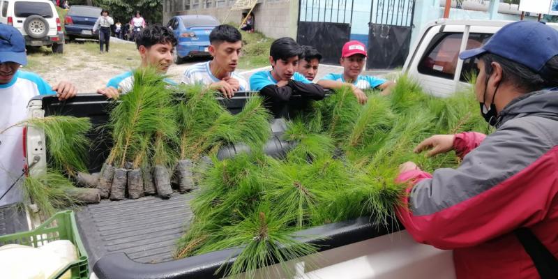 Celebran con reforestación Día Nacional de la Juventud