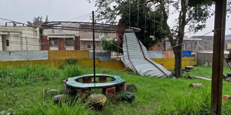 Solo se registraron daños materiales