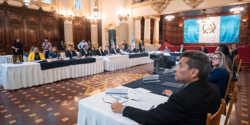 Reunión se efectuó en Salón Banderas del Palacio Nacional de la Cultura. 