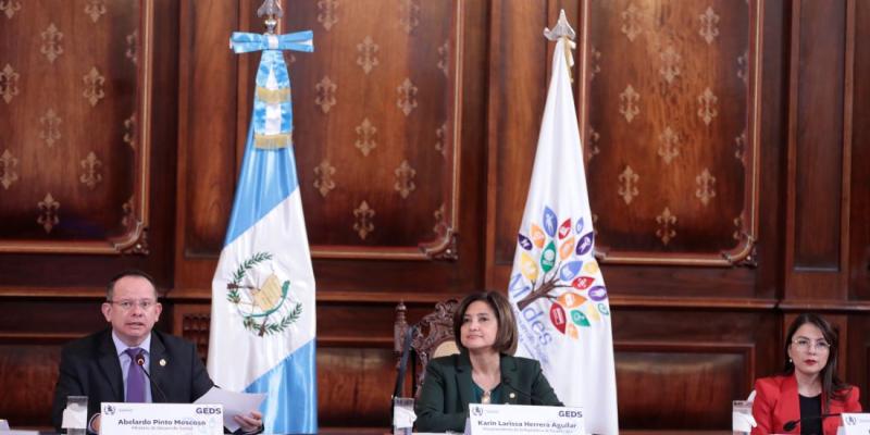 Vicepresidenta Karin Herrera