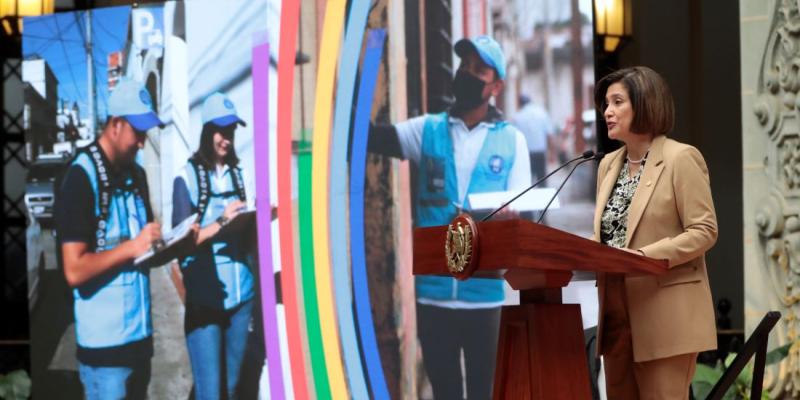 Vicepresidenta Karin Herrera