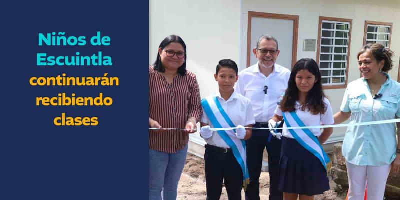 La Unidad de Construcción de Edificios del Estado -UCEE- del Ministerio de Comunicaciones, Infraestructura y Vivienda -CIV-, está dotando a escuelas y servicios de salud con 35 módulos prefabricados adaptables, que pueden ser rápidamente desplegados en situaciones de emergencia. 