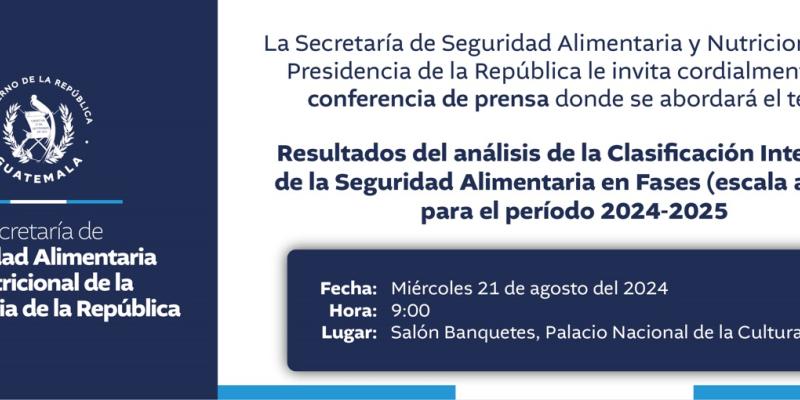 Convocatoria de medios SESAN
