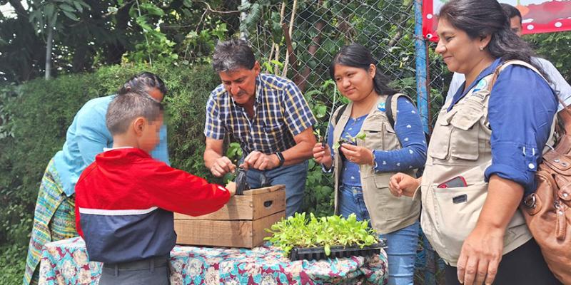 En Villa Nueva ofrecen capacitación acerca de Huertos Escolares Pedagógicos