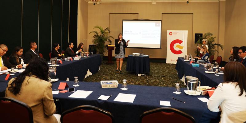 La Directora de la ONSEC expuso la situación del servicio civil guatemalteco.