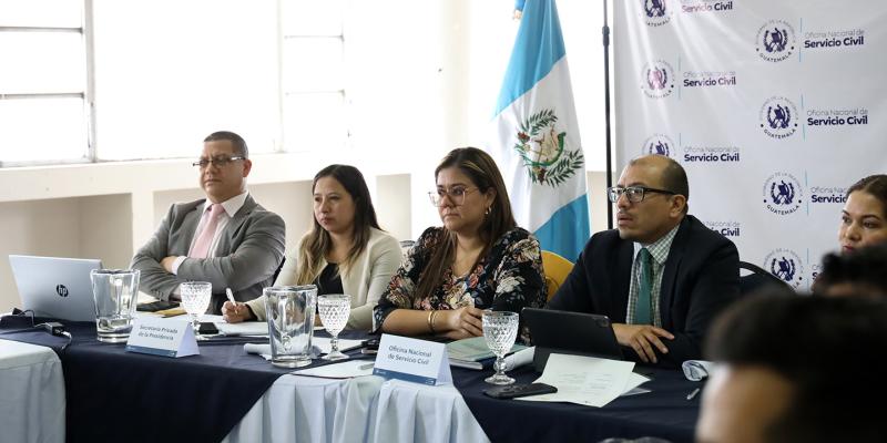 La sesión de trabajo se llevó a cabo en la sede central de la ONSEC.