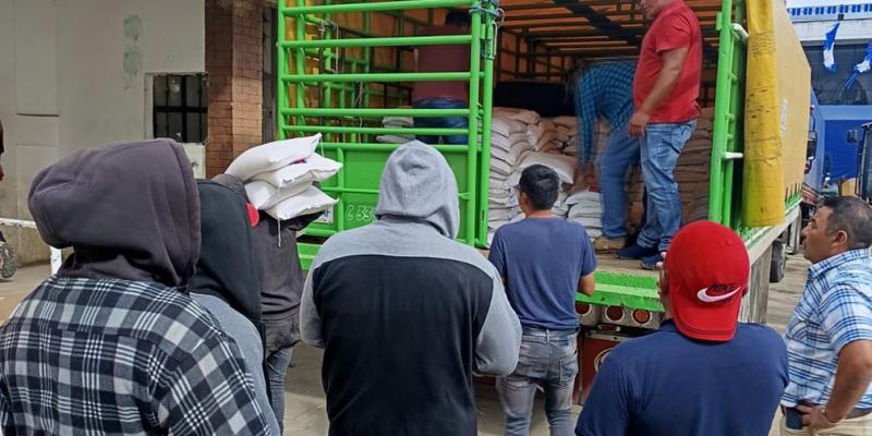 Inicia recepción de alimentos para familias de Quiché y Huehuetenango