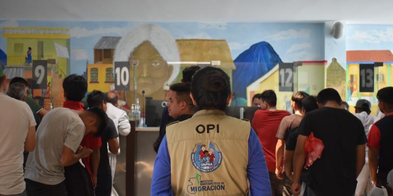 55 Niñas, niños y adolescentes guatemaltecos no acompañados fueron atendidos en los Centros de Recepción de Retornados