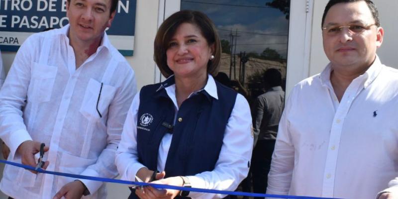 Inauguración del Centro de Impresión de Pasaportes en Zacapa