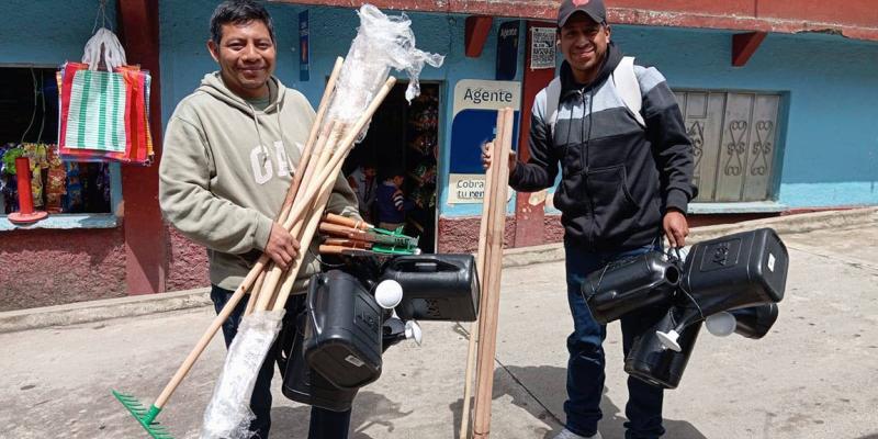 Herramientas de labranza para Huertos Escolares
