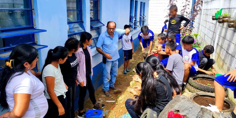Implementan huertos escolares en San Marcos