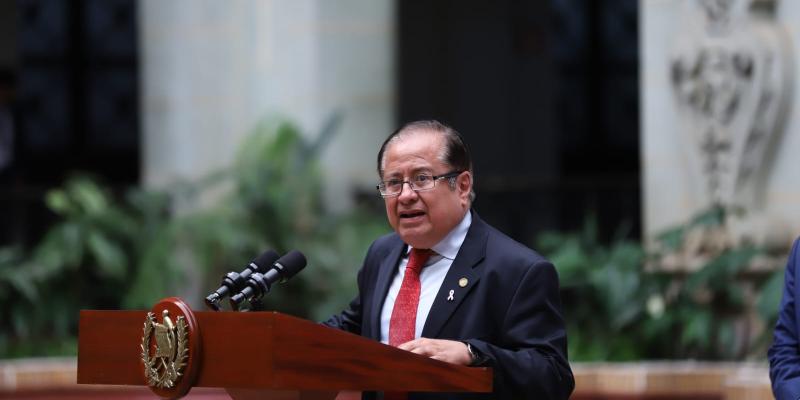 Ingeniero Víctor Hugo Ventura, Presidente del Consejo Directivo del INDE.