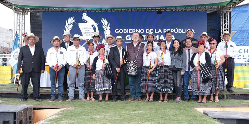 Firma de la Agenda para el Desarrollo Integral del Municipio de Uspantán, Quiché