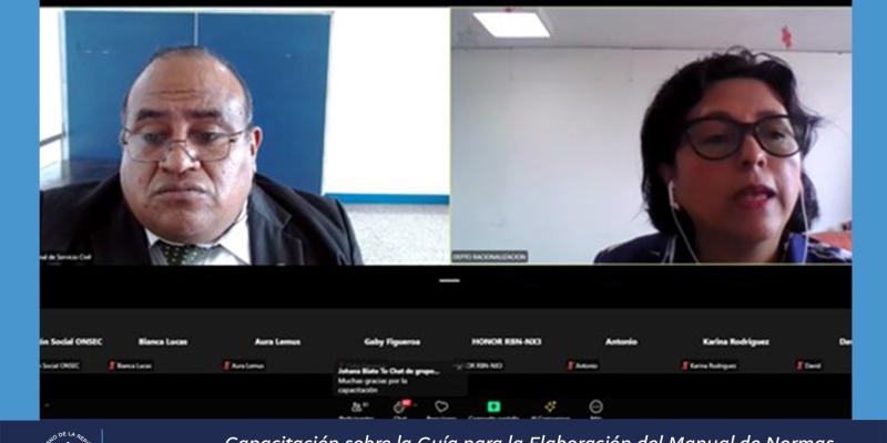 La capacitación fue virtual.