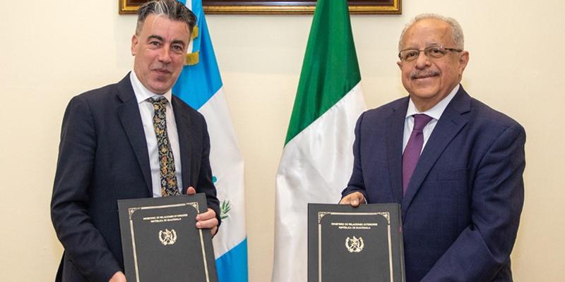 Guatemala e Irlanda firman Memorándum de Entendimiento