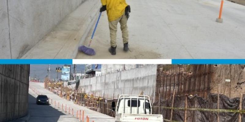 CIV habilita dos carriles en el nuevo paso a desnivel (PAD) de Quetzaltenango para agilizar el tránsito