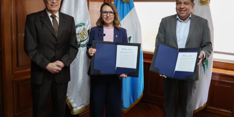 Autoridades del INDE y del MARN buscan fortalecer las capacidades institucionales y promover el desarrollo sostenible.