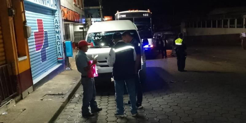 DGT realiza operativos de verificación en la ruta entre Quetzaltenango y Retalhuleu