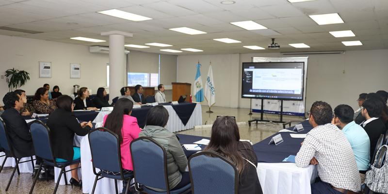 La capacitación fue para personal de recursos humanos de instituciones del Organismo Ejecutivo