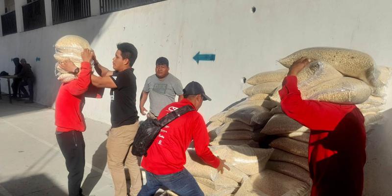 Alimentos beneficiaran a más de 36 mil familias en 7 departamentos
