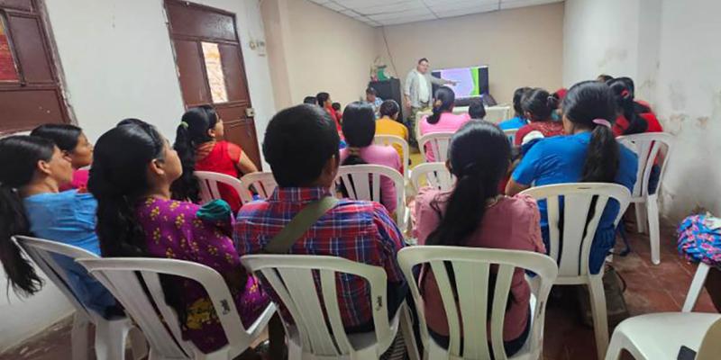 Productores de Camotán reciben capacitación de cultivo de hortalizas