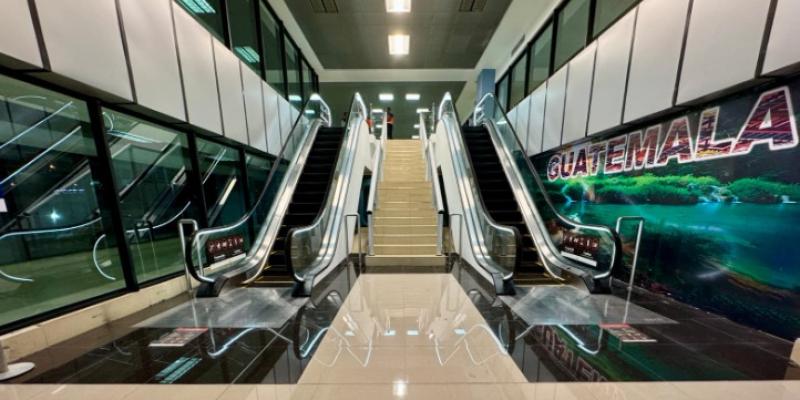 Las gradas y elevadores del Aeropuerto Internacional La Aurora pronto estarán listas para recibir a nuestros visitantes nacionales e internacionales