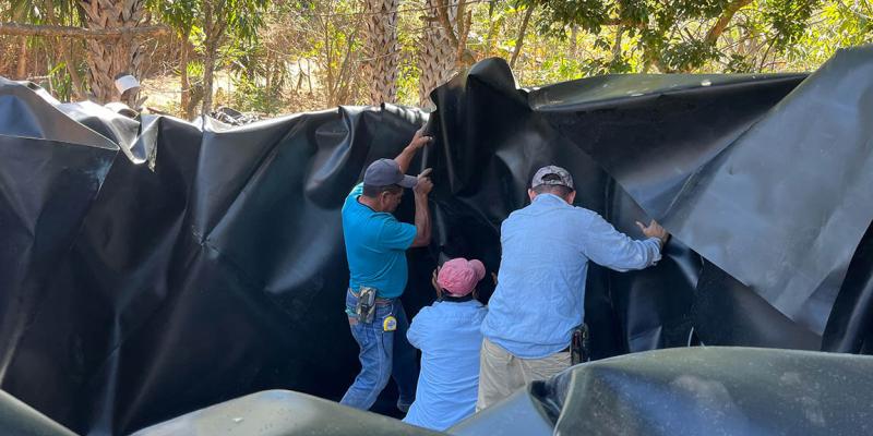 En Chiquimula se preparan para cosechar agua de lluvia