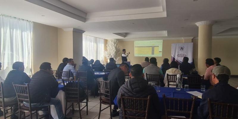 Capacitación al personal de las entidades públicas de inversión de San Marcos, en la nueva herramienta de preinversión.