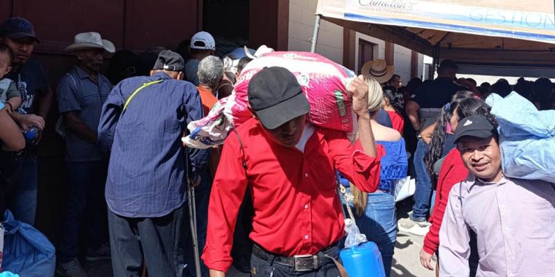 La asistencia alimentaria llegará a más de 62 mil familias en febrero