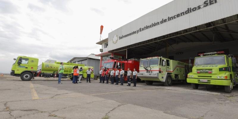  Servicio de Salvamento y Extinción de Incendios cuenta con nuevo espacio recupeado en el AILA